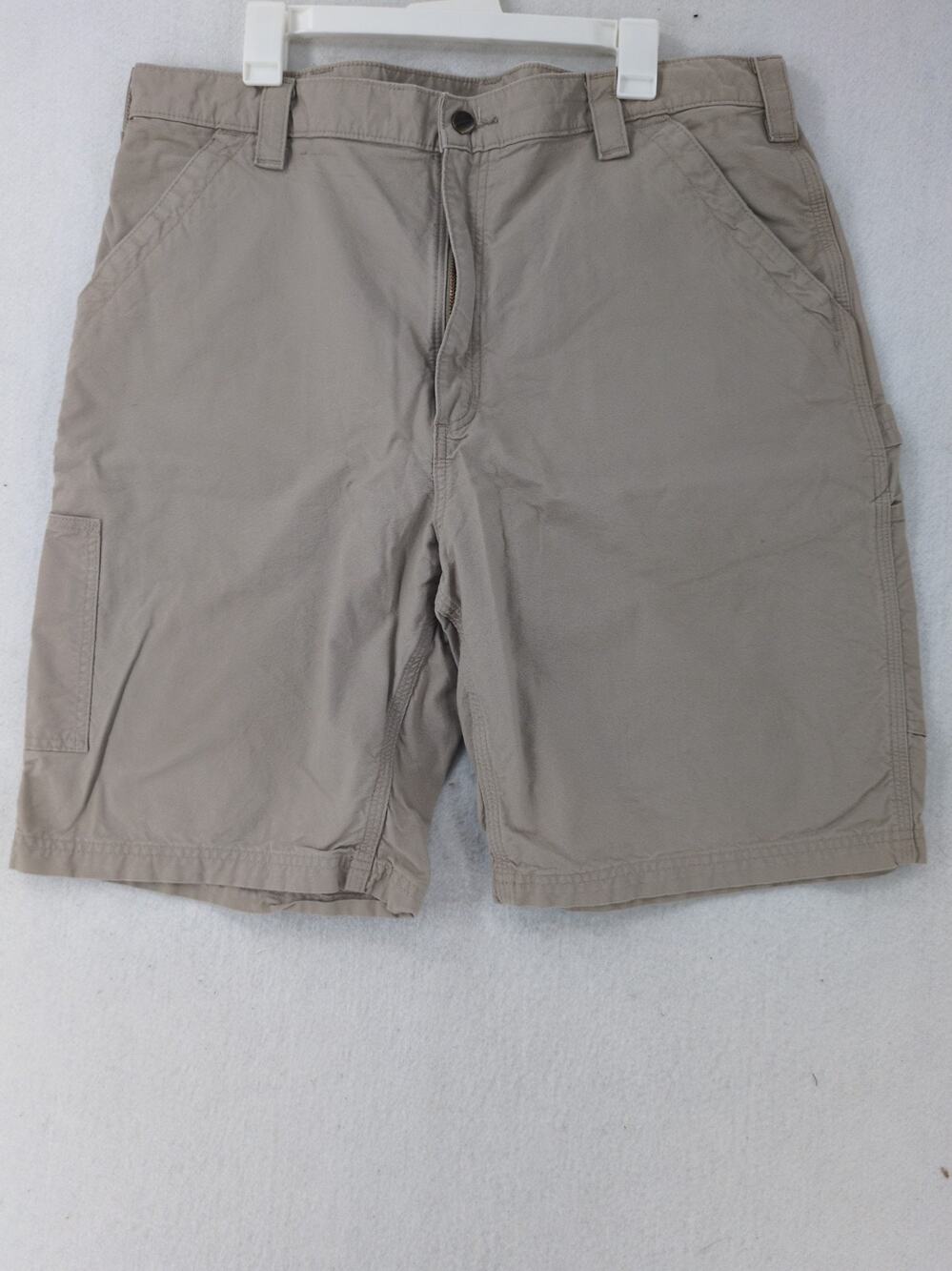Carhartt Men's 40 Shorts Original Fit Tan Khaki Cargo Utility Workwear